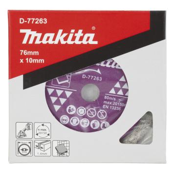 Preview: Makita D-77263 Diamanttrennscheibe 76mm