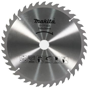 Sägeblatt TCT 260x30x40Z