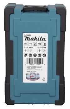 Preview: Makita D-78368 Bohrer-Set 25-tlg. HSS-GS