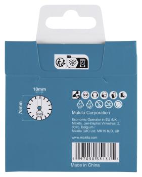 Preview: Makita D-78374 Trennscheibe 76mm universal