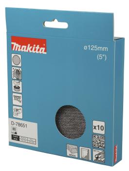 Preview: Makita D-78651 Netzschleifmittel A80 125mm Klett