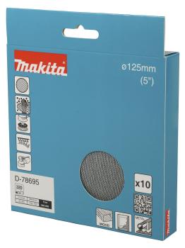 Preview: Makita D-78695 Netzschleifmittel A320 125mm Klett