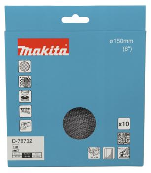 Preview: Makita D-78732 Netzschleifmittel A180 150mm Klett