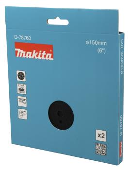 Preview: Makita D-78760 Schleiftellerschutz 150mm Klett