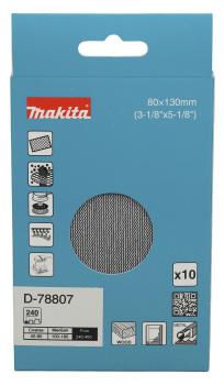 Preview: Netzschleifmittel A240 80x130mm Klett