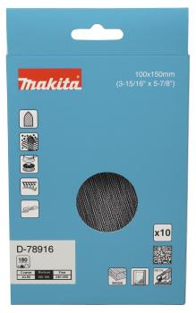 Preview: Netzschleifmittel A180 100x150mm Klett