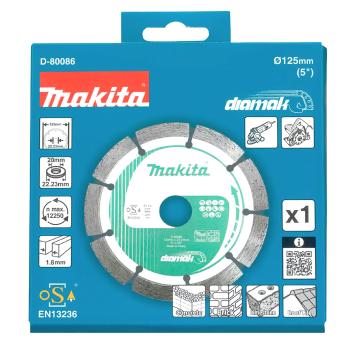 Preview: Makita D-80086 Diamak 125mm Diamanttrennscheibe