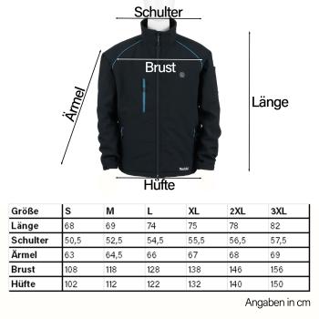 Preview: Makita DCJ205ZS Akku-Thermojacke