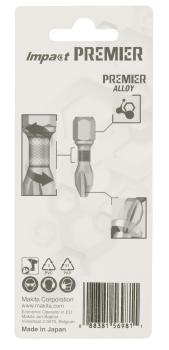 Preview: Makita E-03143 Torsion Bit PH2 schmal Impact Premier