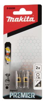 Preview: Makita E-03230 Torsion Bit T30 Impact Premier