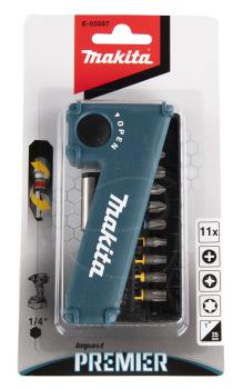 Preview: Makita E-03567 Torsion Bit-Set 11-tlg. Impact Premier
