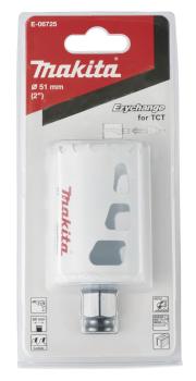 Preview: Makita E-06725 Lochsäge 51mm Ezychange TCT Hartmetall