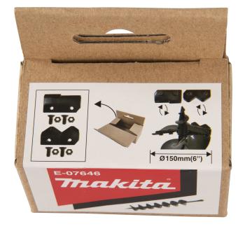 Preview: Makita E-07646 Ersatzmesser für Erdbohrer D 150 mm