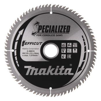 Sägeblatt 216x2,0x30, 80Z EFFICUT