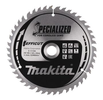 Sägeblatt 190x1,85x20, 45Z EFFICUT