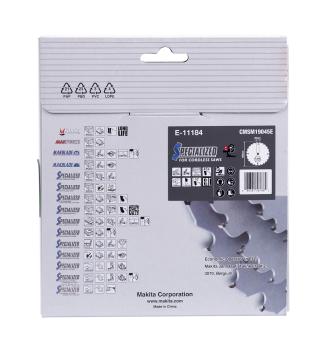 Makita E-11184 Sägeblatt 190x1,85x20, 45Z EFFICUT