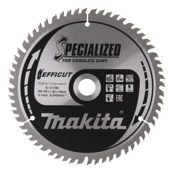 Sägeblatt 190x1,85x20, 60Z EFFICUT