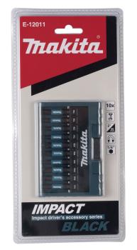 Preview: Makita E-12011 Bit-Set 10-tlg. Impact Black