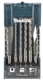 SDS-PLUS Bohrer-Meißel-Set 6-tlg. Centering tip