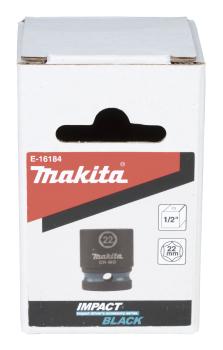 Preview: Makita E-16184 Schlagnuss SW22 Impact Black