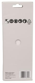 Preview: Makita E-19641 Schleifpapier P80 93x185mm Klett