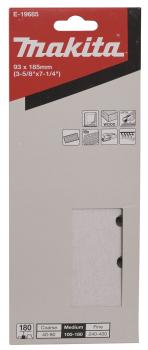 Preview: Schleifpapier P180 93x185mm Klett