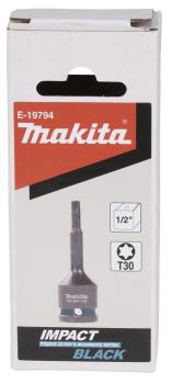 Preview: Makita E-19794 Impact Black T-Schlagnuss 1/2" T30