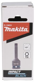 Preview: Makita E-19831 Impact Black T-Schlagnuss 1/2" T50