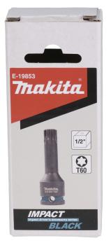 Preview: Makita E-19853 Impact Black T-Schlagnuss 1/2" T60