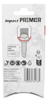 Preview: Makita E-22888 Torsion Steckschlüssel 8mm Impact Premier