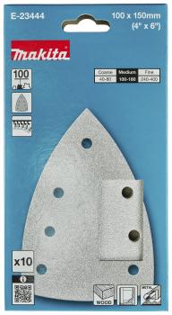 Preview: Makita E-23444 Schleifpapier A100 100x150mm Klett