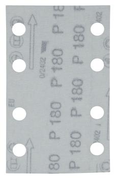 Schleifpapier A180 80x130mm Klett