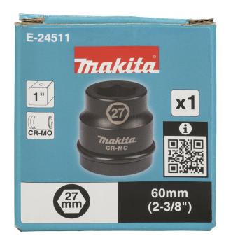 Preview: Makita E-24511 Schlagnuss 1" SW27 60mm
