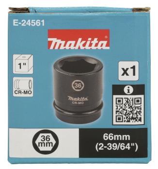 Preview: Makita E-24561 Schlagnuss 1" SW36 66mm
