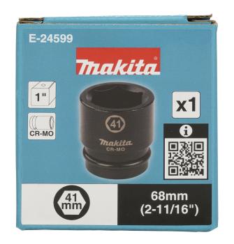 Preview: Makita E-24599 Schlagnuss 1" SW41 68mm