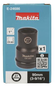 Preview: Makita E-24686 Schlagnuss 1" SW27 90mm