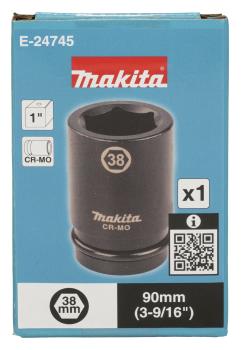 Preview: Makita E-24745 Schlagnuss 1" SW38 90mm