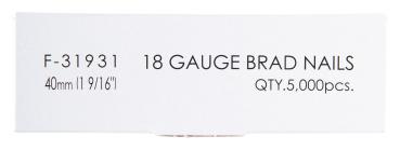 Preview: Stauchkopfnagel 40mm 18Ga