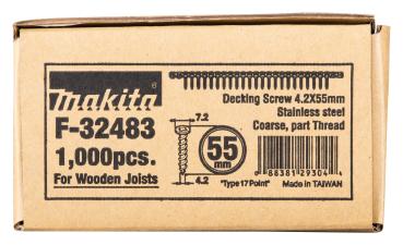 Preview: Schnellbauschrauben Terasse Inox 4,2x55mm