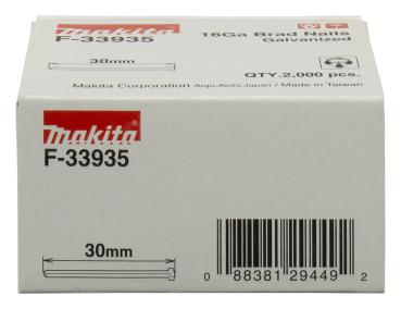 Preview: Makita F-33935 Stauchkopfnägel 30mm 16Ga