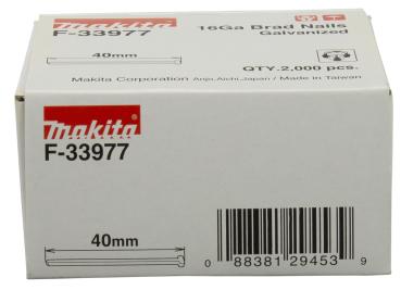 Preview: Makita F-33977 Stauchkopfnägel 40mm 16Ga