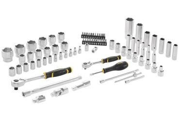 Steckschluessel Set ½" + ¼", 81-teilig