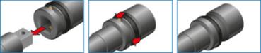 Preview: GEDORE K 32 SL 19 Kraftschraubereinsatz 3/4 19 mm