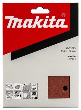 Preview: Schleifpapier P60 102x114mm Klett