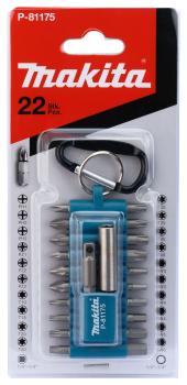 Makita P-81175 Bit-Set 22-tlg. mit Karabiner