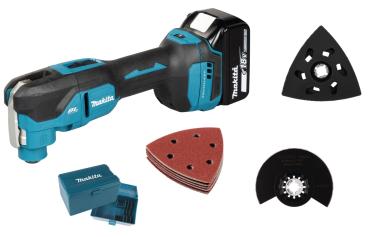 Makita DTM53RTJX1 Akku-Multifunktionswerkzeug 18V inkl. Zubehör