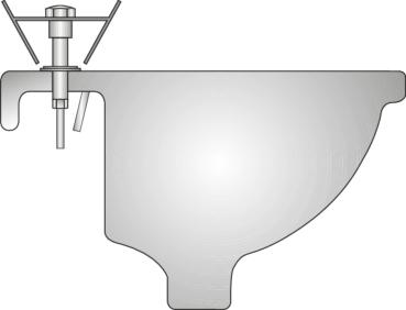 Preview: GEDORE 316500 Standhahnmutterschlüssel 260 mm