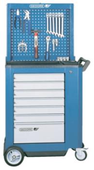 Preview: GEDORE R 2004 L Lochblechrückwand 768x770x116mm absenkbar