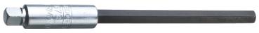 GEDORE 673 L Einsatz-Halter lang 1/4 6-kant - 1/4" 4-kant"