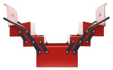 Preview: GEDORE R20600073 Werkzeugkasten 5 Fächer 535x225x330 mm